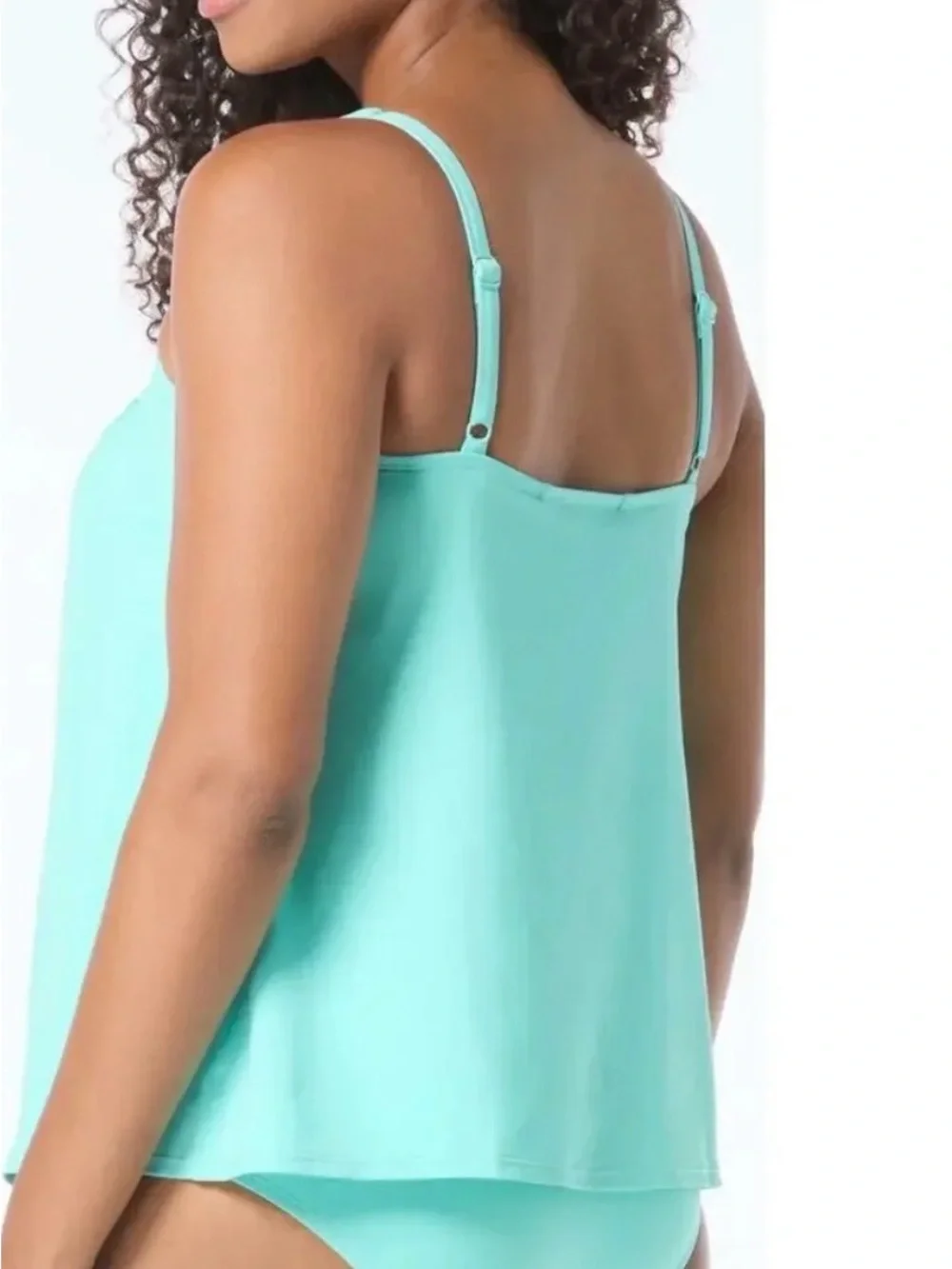 Coco Reef Ultra Fit Bra Sized Underwire Tankini Top - Classic Solids SZ 34D - Picture 6 of 6